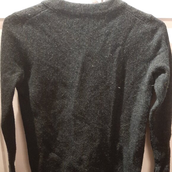 Madewell Button Up 100% Merino Wool Cardigan XS Dark Green Price Negotiable - Picture 7 of 8